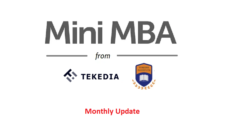 Tekedia Mini-MBA Monthly Update