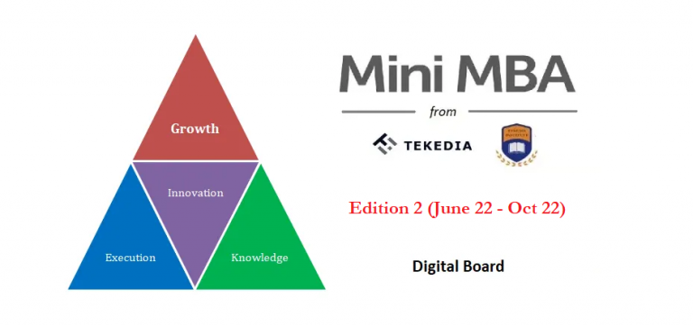 Digital Board for Tekedia Mini-MBA Edition 2 (June 22 – Oct 22)