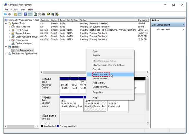 How to Extend A Partition in Windows 10 in 3 Different Ways?