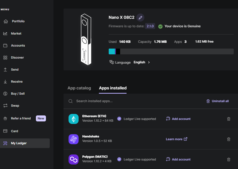 First Firmware Update Coming to the Ledger Nano X