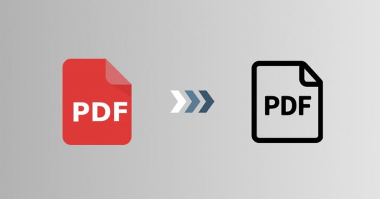 The General Practices of Converting PDF to Black and White