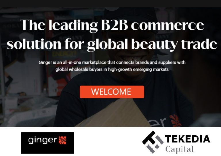 Tekedia Capital welcomes ginger, B2B Beauty Ecommerce Startup