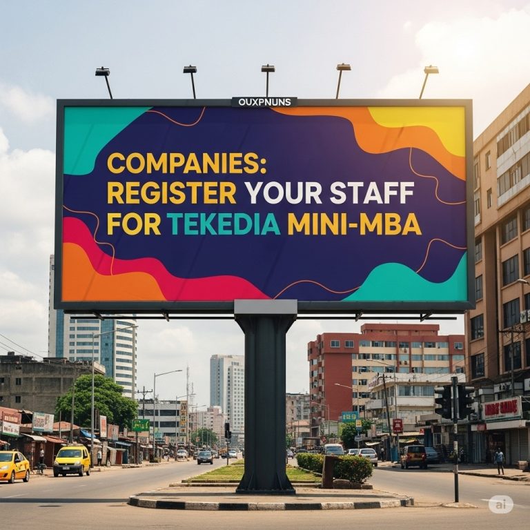 Companies: Record your staff for Tekedia Mini-MBA that starts on June 9