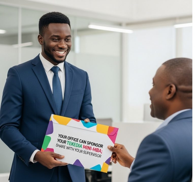 Your office can sponsor your mini-MBA TEKEDIA; Share with your supervisor Your office can sponsor your mini-MBA TEKEDIA; Share with your supervisor