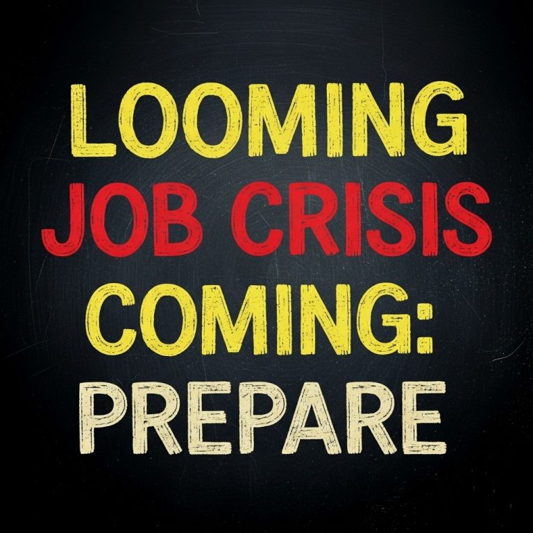 Imminent technological employment crisis to come: prepare now