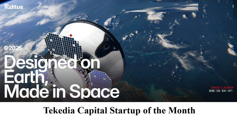 Tekedia Capital Startup of the Month – Reditus Space Tekedia Capital Startup of the Month – Reditus Space