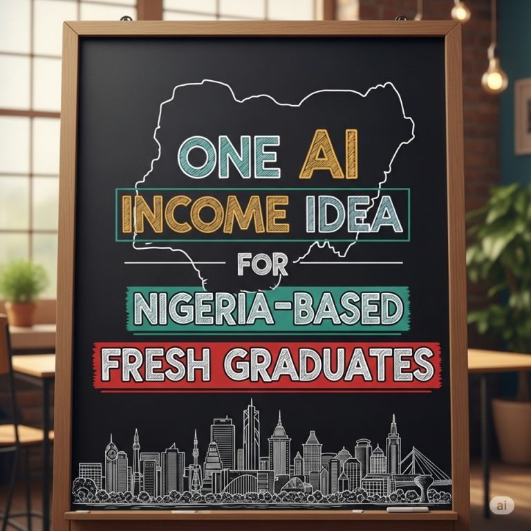 A IA income idea for new graduates based in Nigeria A IA income idea for new graduates based in Nigeria