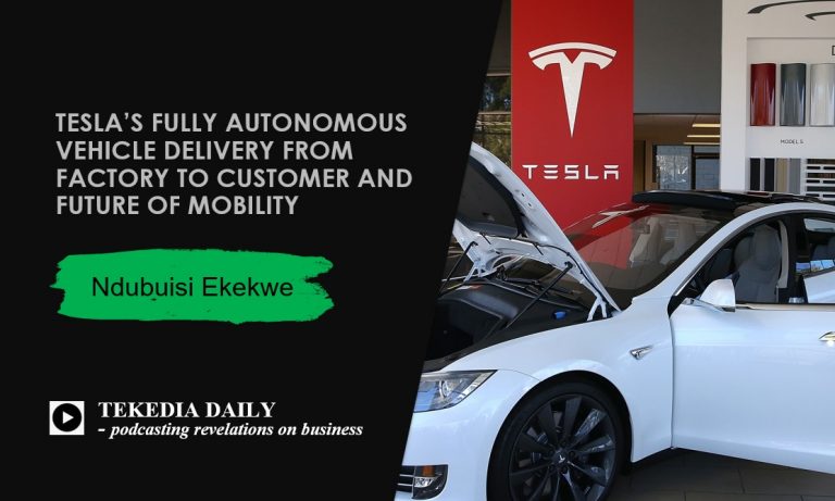[Podcast]    The delivery of Tesla's entirely autonomous vehicles from the factory to the customer and the future of mobility